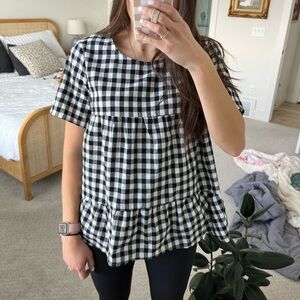 ROOLEE plaid top